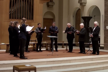 Een optreden van het koor tijdens Allerzielen Een optreden van het koor tijdens Allerzielen